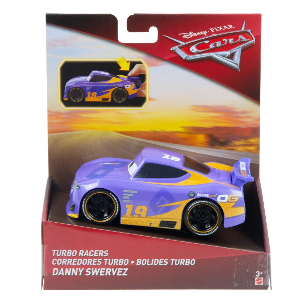 Disney Cars Turbo Racers Danny Swervez 4 Disney Cars Turbo Racers Danny Swervez - Afbeelding 2