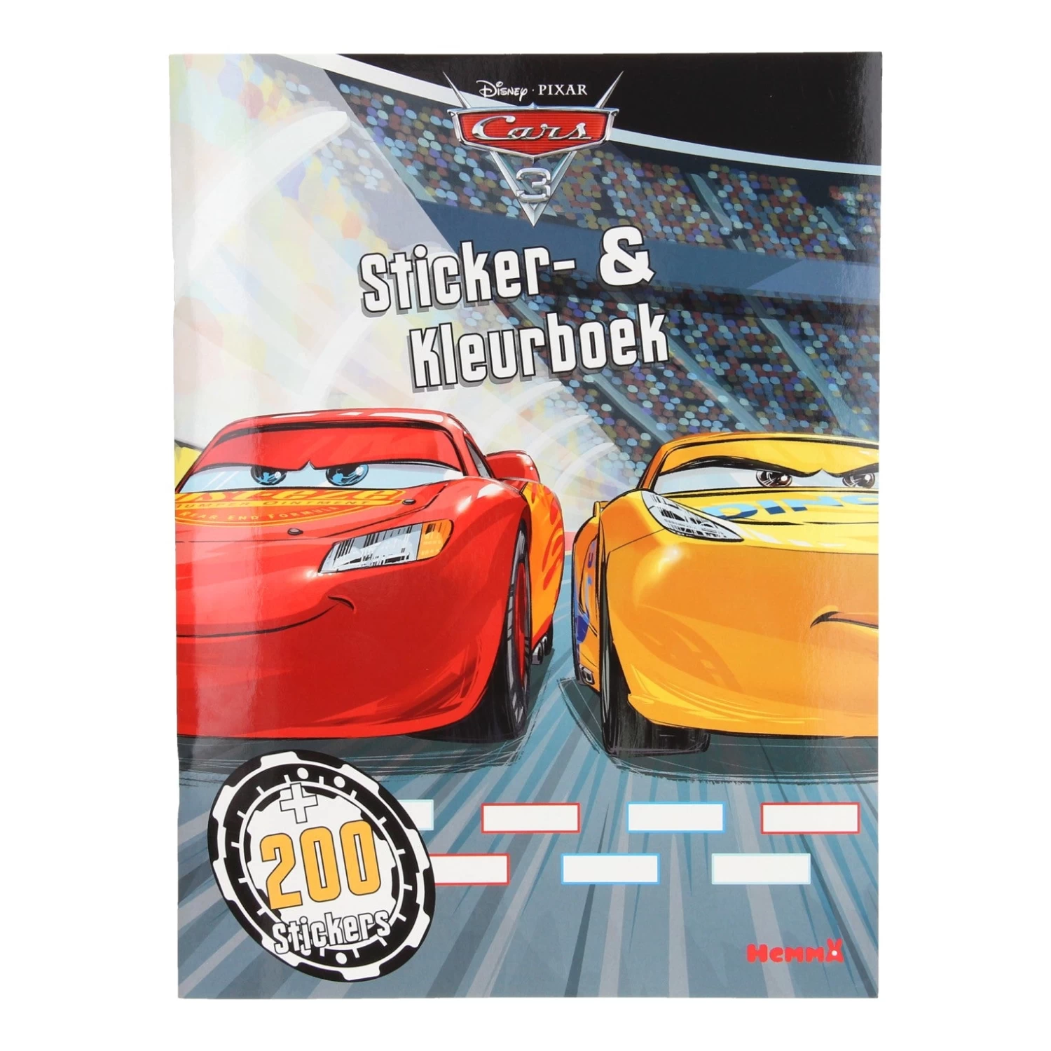 Disney Cars 3 Sticker- En Kleurboek 3 Disney Cars 3 Sticker- En Kleurboek