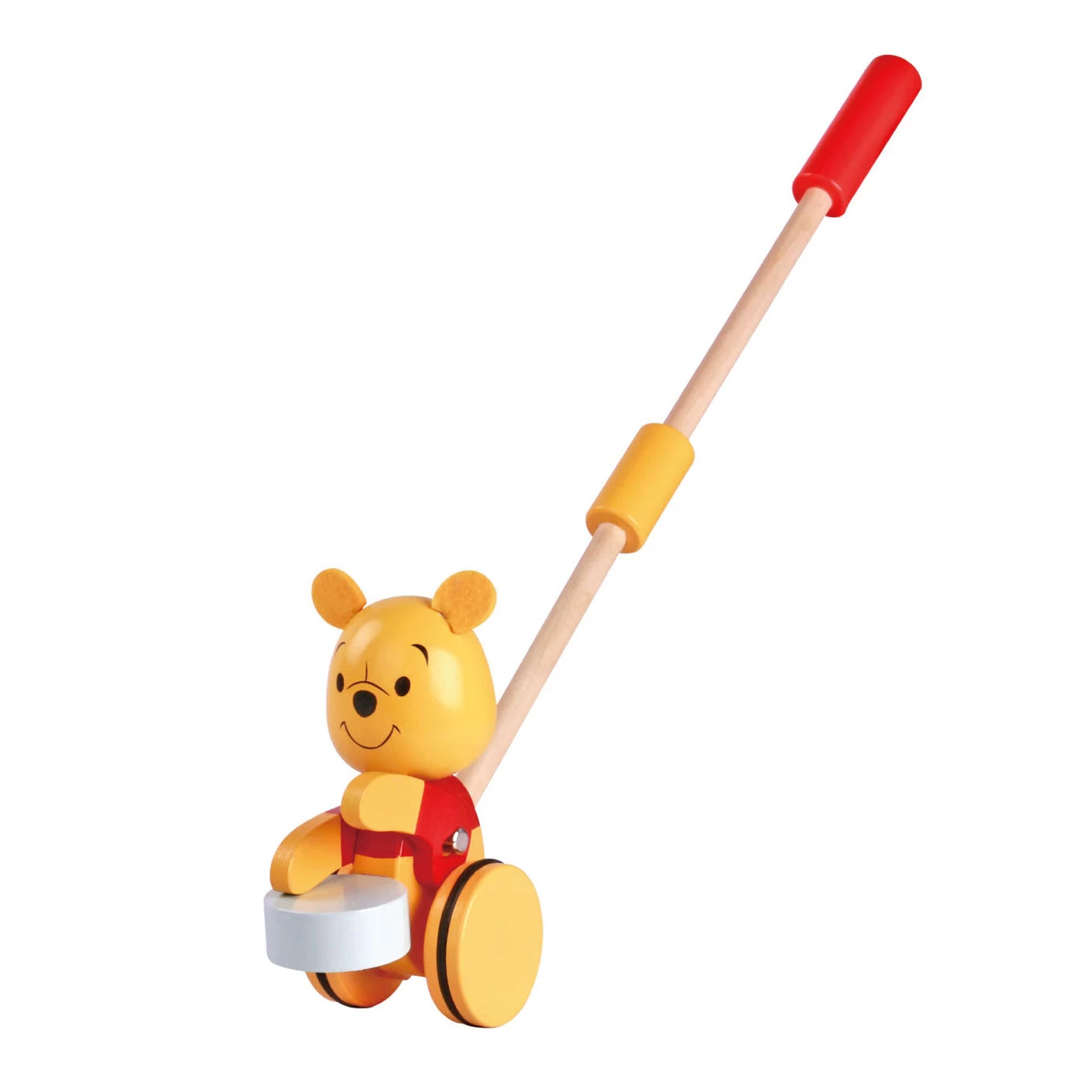 Disney Winnie De Poeh Houten Duwfiguur 3 Disney Winnie De Poeh Houten Duwfiguur