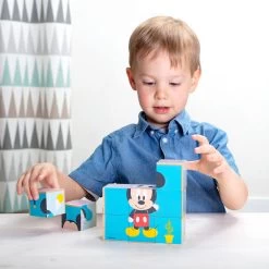 Disney Mickey Mouse Blokkenpuzzel Hout, 9dlg. -Disney 2490839c