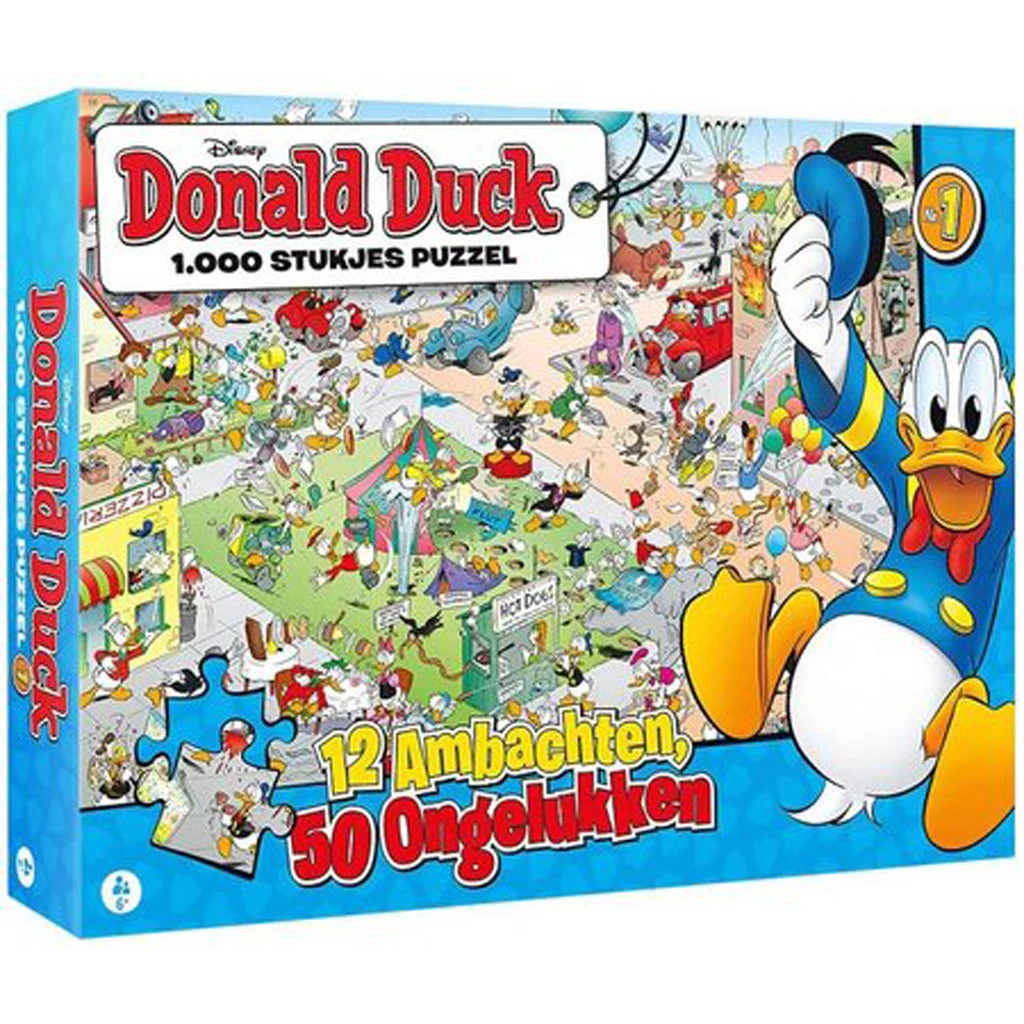 Disney Donald Duck Puzzel 1000 Stukjes 3 Disney Donald Duck Puzzel 1000 Stukjes