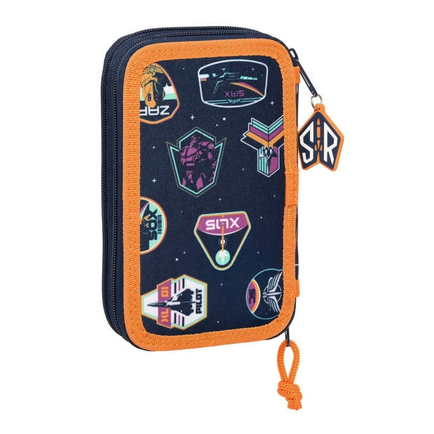 Disney Dubbele Etui Buzz Lightyear Marineblauw (28 Pcs) 4 Disney Dubbele Etui Buzz Lightyear Marineblauw (28 Pcs) - Afbeelding 2