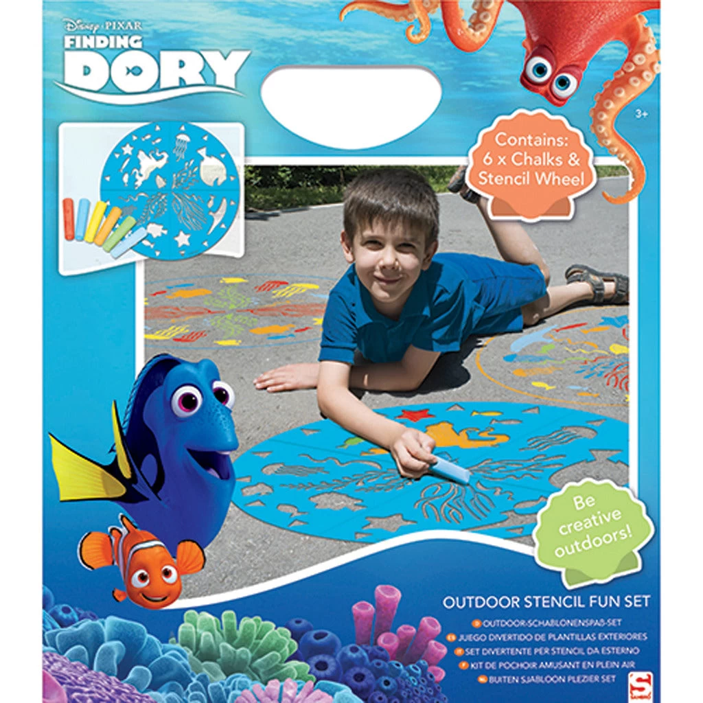 Disney Finding Dory Stoepkrijt Set 3 Disney Finding Dory Stoepkrijt Set