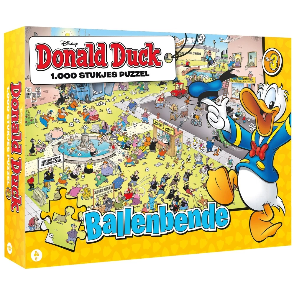 Disney Puzzel Donald Duck Ballenbende 1000 Stukjes 4 Disney Puzzel Donald Duck Ballenbende 1000 Stukjes - Afbeelding 2