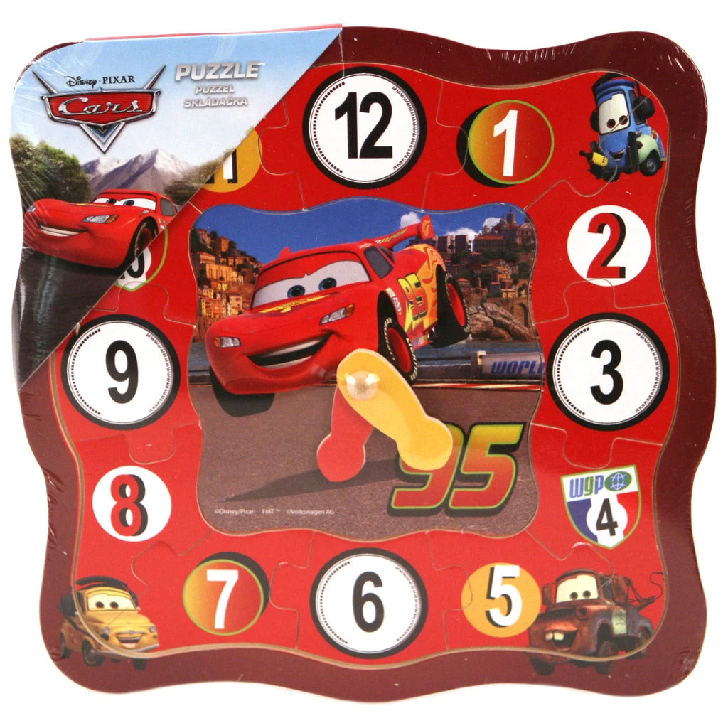 Disney Houten Puzzel Klok 13 Stukjes Assorti 4 Disney Houten Puzzel Klok 13 Stukjes Assorti - Afbeelding 2