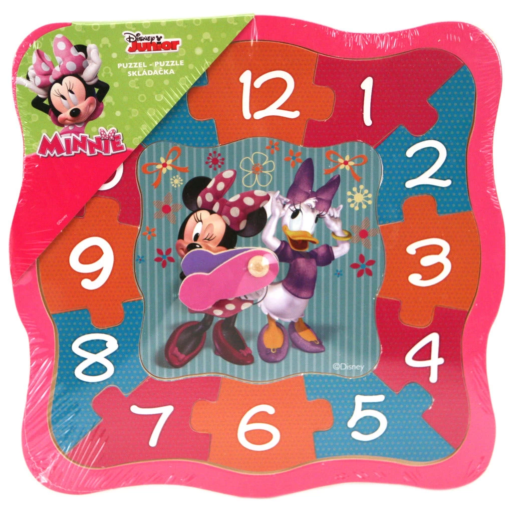 Disney Houten Puzzel Klok 13 Stukjes Assorti 7 Disney Houten Puzzel Klok 13 Stukjes Assorti - Afbeelding 5