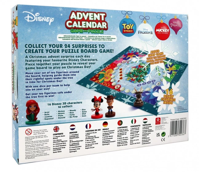 Disney Adventskalender Junior 39,2 Cm Karton Ijsblauw 28-delig 8 Disney Adventskalender Junior 39,2 Cm Karton Ijsblauw 28-delig - Afbeelding 6