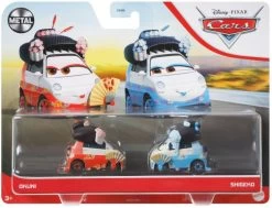 Disney Auto's Cars 3 Okuni & Shigeko 5 Cm Die-cast Rood/blauw -Disney disney autos cars 3 okuni shigeko 5 cm die cast rood blauw 4 967074 20210827121245