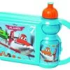 Disney Broodtrommel Met Beker Planes Blauw/oranje