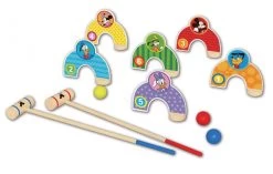 Disney Croquetspel Mickey Mouse Junior 55 Cm Hout 10-delig