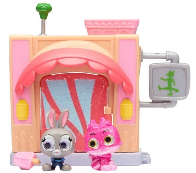 Disney Doorables - Jumbeaux's Café Junior Roze/grijs 3 Disney Doorables - Jumbeaux's Café Junior Roze/grijs