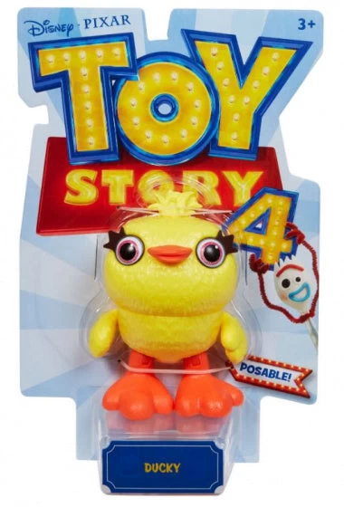 Disney Speelfiguur Toy Story 4 Ducky Junior 18 Cm Geel - Afbeelding 4