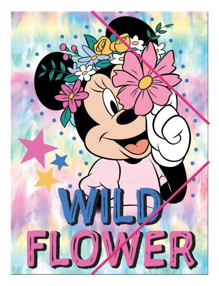 Disney Elastomap Minnie Mouse Junior A4 Polypropyleen 3 Disney Elastomap Minnie Mouse Junior A4 Polypropyleen