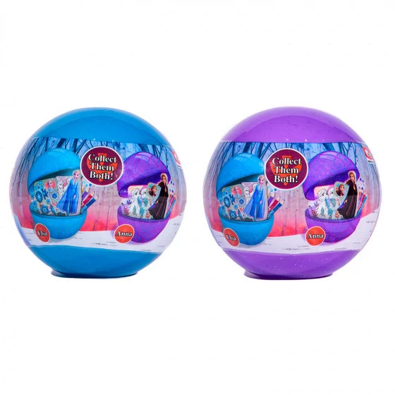 Disney Frozen 2 Maak Je Eigen Gum Verrassingsbal Blauw 1 Stuk - Afbeelding 3