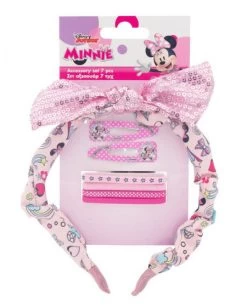 Disney Haaraccessoireset Minnie Mouse Meisjes Roze 7-delig