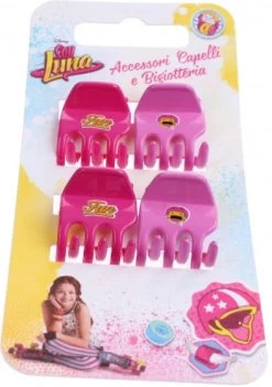 Disney Haarclipjes Soy Luna 4 Stuks Roze/lila