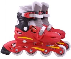Disney Inline Skates Cars Hardboot Rood Maat 27-30