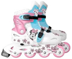 Disney Inline Skates Minnie Mouse Hardboot Wit/blauw Maat 34/37