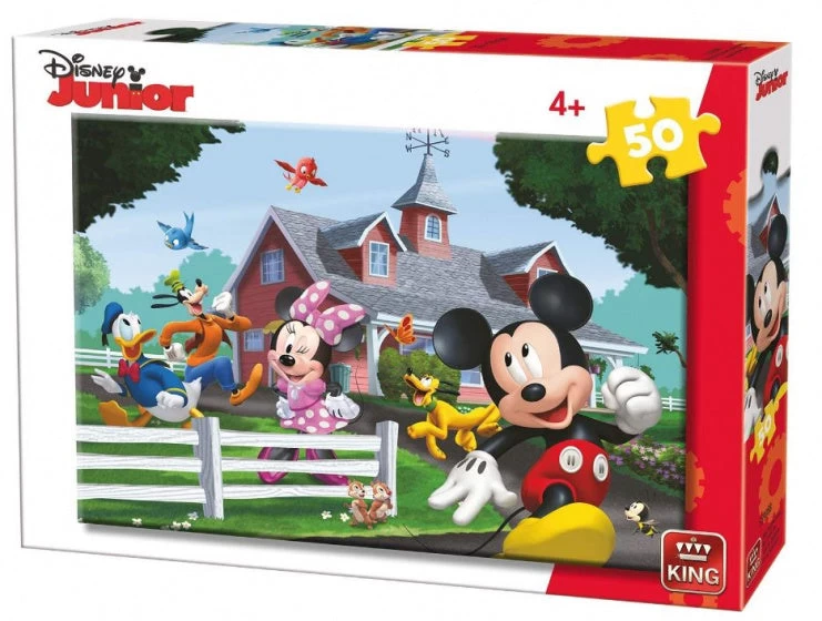 Disney Legpuzzel Mickey & Friends Junior 30 Cm 50 Stukjes 3 Disney Legpuzzel Mickey & Friends Junior 30 Cm 50 Stukjes