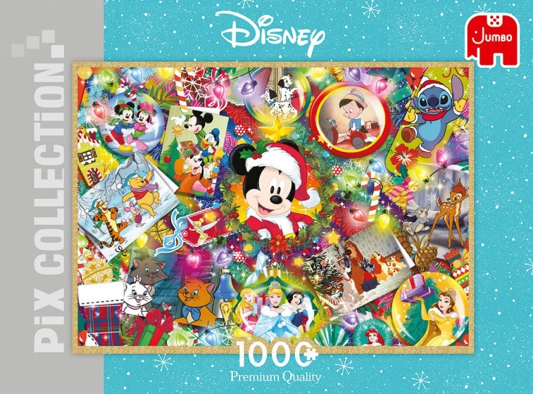 Disney Legpuzzel Pix Christmas 68 X 49 Cm 1000 Stukjes - Afbeelding 2