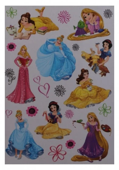 Disney Muurstickers Princess 24 Stuks 3 Disney Muurstickers Princess 24 Stuks