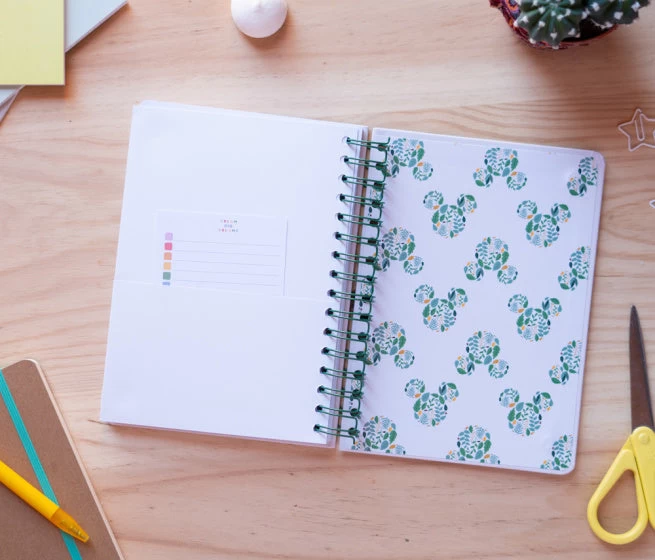 Disney Notitieboek Micky Mouse Hardcover A5 14,8 X 21 Cm Wit - Afbeelding 6