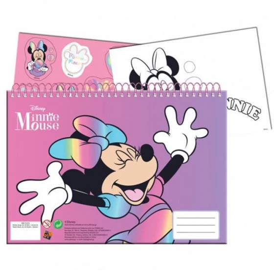 Disney Schetsblok Minnie Mouse Junior 23 X 33 Cm Papier Roze 3 Disney Schetsblok Minnie Mouse Junior 23 X 33 Cm Papier Roze