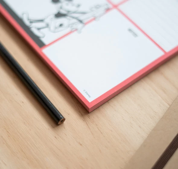 Disney Scheurkalender Mickey Mouse A4 Rood/wit 54 Pagina's 6 Disney Scheurkalender Mickey Mouse A4 Rood/wit 54 Pagina's - Afbeelding 4