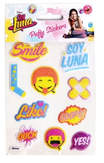 Disney Soy Luna 3D Puffy Stickers 3 Disney Soy Luna 3D Puffy Stickers