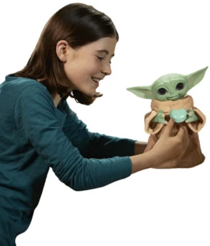 Disney Speelfiguur Star Wars Grogu 32,4 Cm Pluche Groen 6-delig - Afbeelding 5
