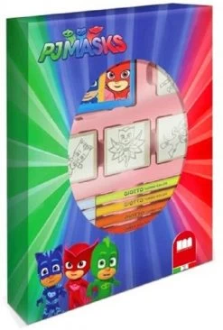 Disney Stempelset Met Stiften PJ Masks 12-delig