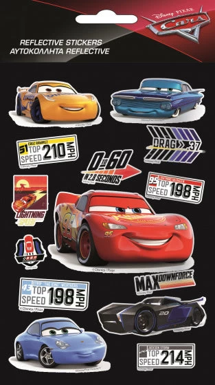 Disney Stickers Cars Reflecterend Jongens Vinyl 26 Stuks 3 Disney Stickers Cars Reflecterend Jongens Vinyl 26 Stuks