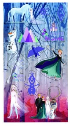 Disney Stickers Frozen II Home Meisjes 21 X 10 Cm Papier/foam