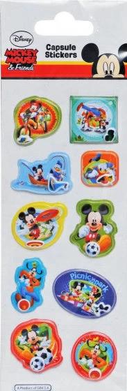 Disney Stickers Mickey Mouse Capsule Junior Vinyl 10 Stuks