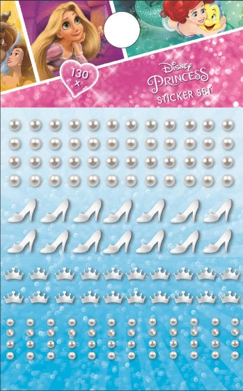 Disney Stickerset Princess Meisjes 10 X 10 Cm Wit 130 Stuks 3 Disney Stickerset Princess Meisjes 10 X 10 Cm Wit 130 Stuks