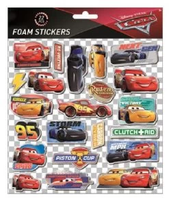 Disney Stickervel Cars Junior 24 X 20,5 Cm Foam 22 Stuks