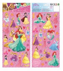 Disney Stickervel Princess Junior 35,5 Cm Papier Roze 2-delig