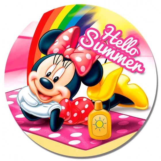 Disney Strandlaken Minnie Mouse 120 Cm Polyester Roze 3 Disney Strandlaken Minnie Mouse 120 Cm Polyester Roze