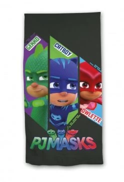 Disney Strandlaken PJ Masks 140 X 70 Cm Zwart