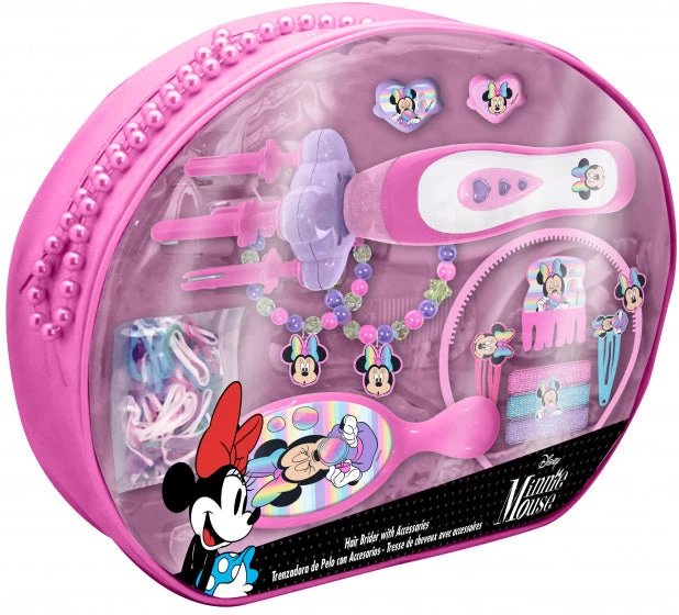 Disney Vlechtenmaker Minnie Mouse Meisjes Roze/paars 12-delig 3 Disney Vlechtenmaker Minnie Mouse Meisjes Roze/paars 12-delig