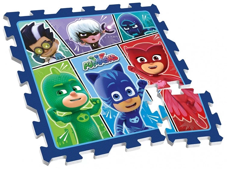 Disney Vloerpuzzel PJ Masks Junior 88 Cm Blauw 9-delig 3 Disney Vloerpuzzel PJ Masks Junior 88 Cm Blauw 9-delig
