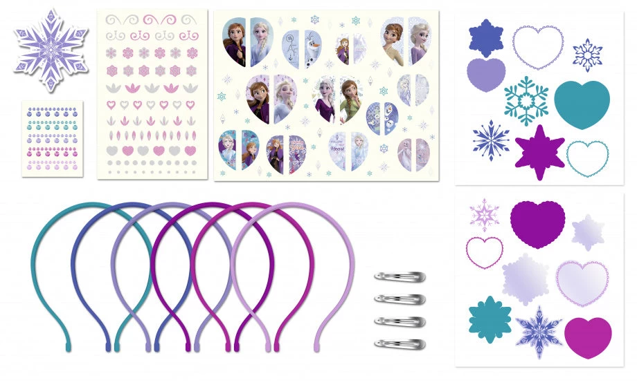 Disney Haaraccessoires Frozen II Paars 246-delig 3 Disney Haaraccessoires Frozen II Paars 246-delig