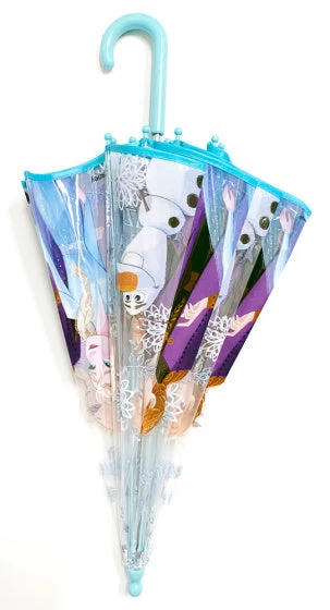 Disney Kinderparaplu Frozen II 45 Cm Polyester Transparant - Afbeelding 2