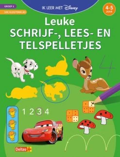 Disney Leuke Schrijf-, Lees- En Telspelletjes 4-5 Jaar