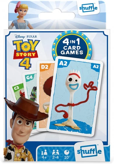 Disney Kaartspel 4-in-1 Toy Story Karton 32-delig 4 Disney Kaartspel 4-in-1 Toy Story Karton 32-delig - Afbeelding 2