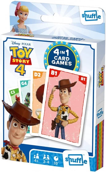 Disney Kaartspel 4-in-1 Toy Story Karton 32-delig 3 Disney Kaartspel 4-in-1 Toy Story Karton 32-delig